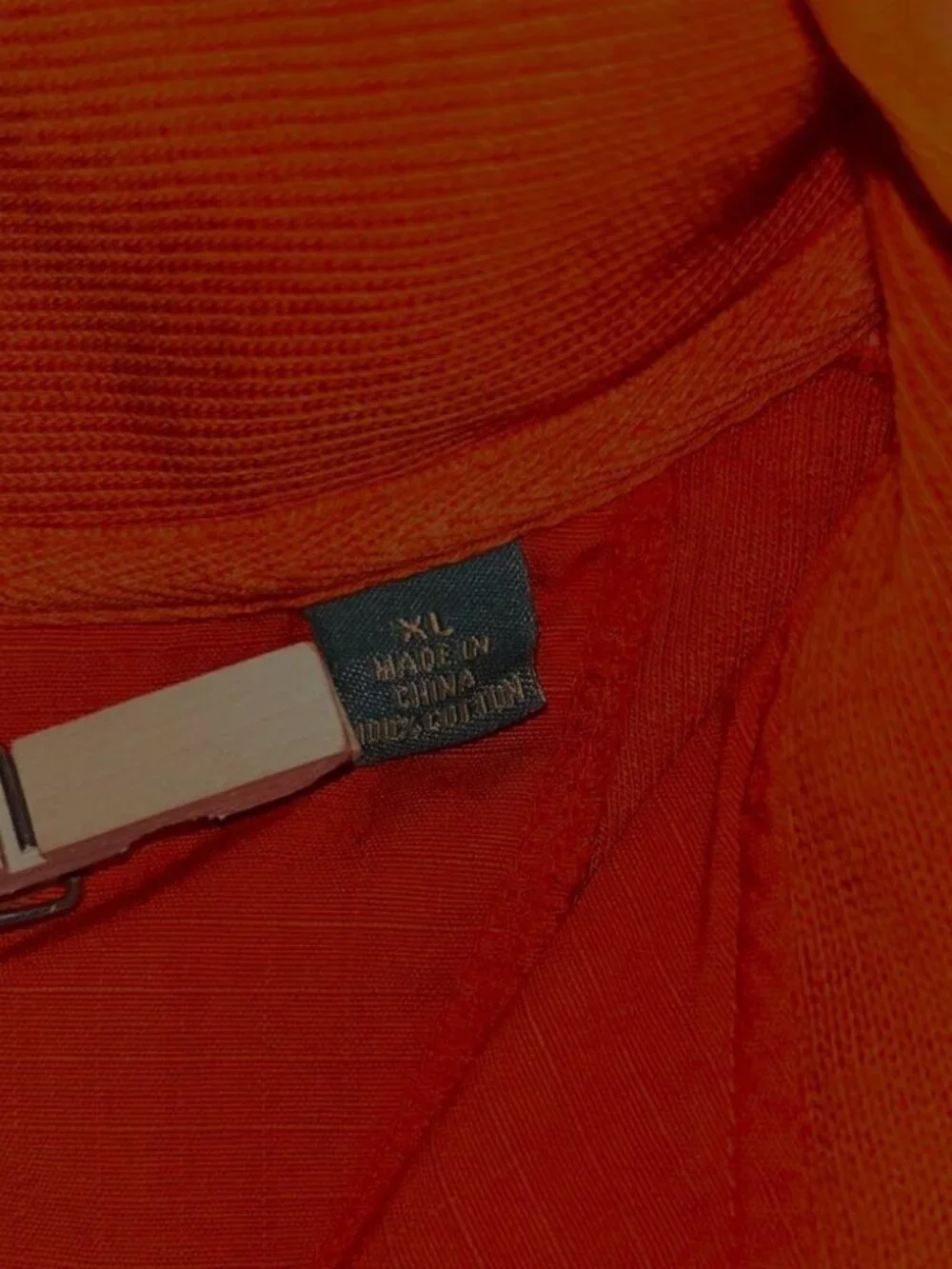 Tommy Bahama Relax Quarter Zip Sweatshirt XL Cotton Blend Orange